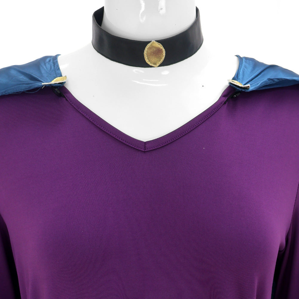 Batman Purple Catwoman Cosplay Costume Outfit for Halloween Role Play Cross-Border Stock - Halloweez