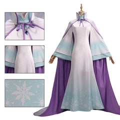 Re:Zero Emilia Knight Coronation Gown Cosplay Costume Custom for Anime Con