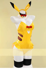 Pokémon Pikachu Bunny Girl Fan‑Art Cosplay Costume Custom‑Made for Halloween Cons