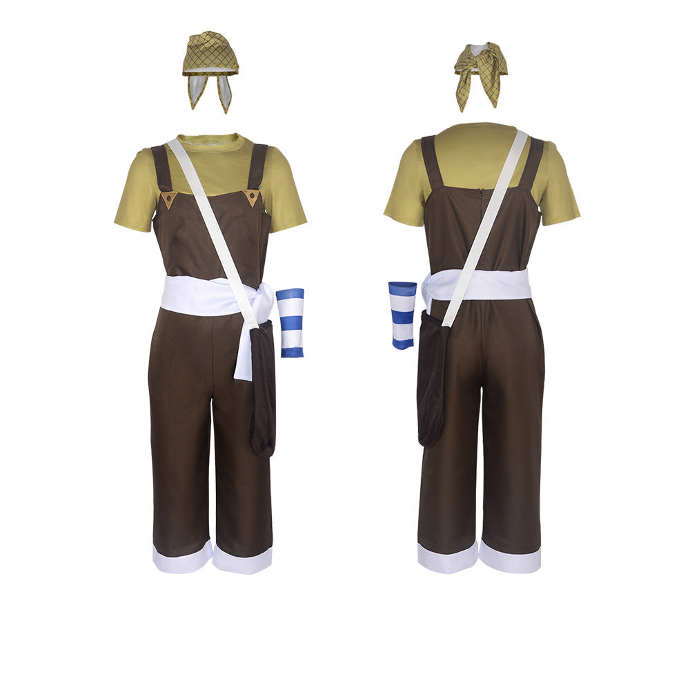 One Piece Usopp Cosplay Costume, Custom, Halloween & Comic Con Outfit - Halloweez