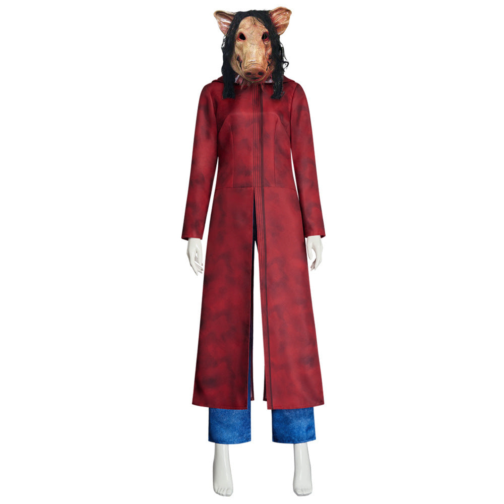 Saw Horror Movie Cosplay Costume, Custom, Halloween Party Outfit - Halloweez