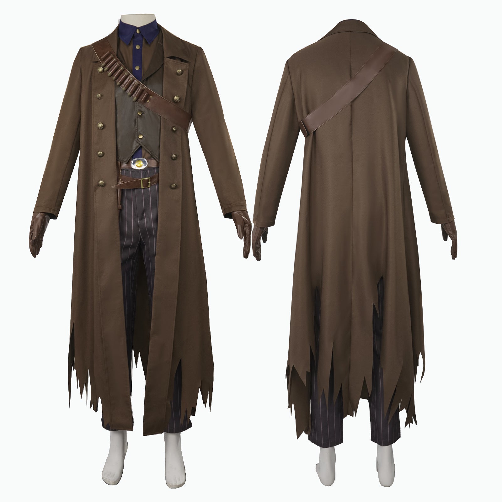 Fallout Season 1 The Ghoul Full Cosplay Costume Set for Halloween Cosplay Outfit - Halloweez