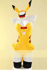 Pokémon Pikachu Bunny Girl Fan‑Art Cosplay Costume Custom‑Made for Halloween Cons
