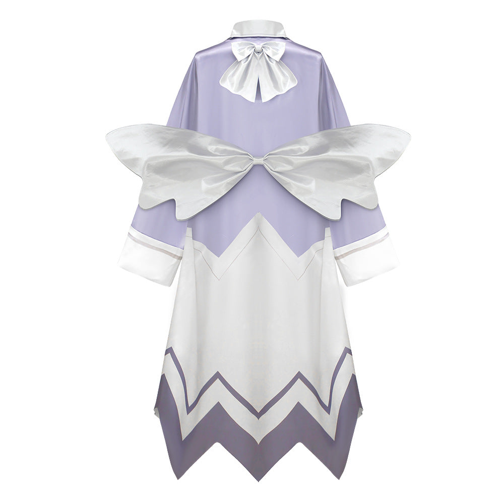 Premium Hazbin Hotel Adam Angel Villain Blue Pajama Cosplay Outfit - Halloweez