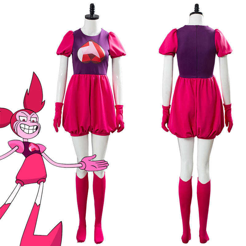 Steven Universe Spinel Gem Cosplay Costume Full Set Halloween Outfit - Halloweez