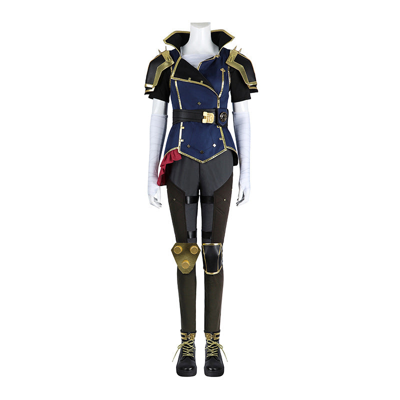 Arcane Season 2 Vi Cosplay Costume, Custom‑Made for Comic‑Con & Halloween