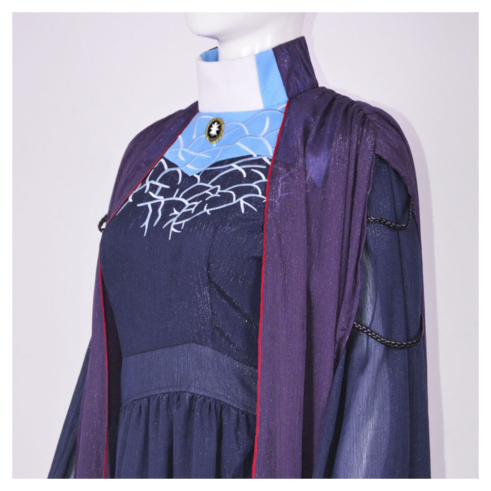 WandaVision Agatha Harkness Cosplay Costume Scarlet Witch Mentor Women Dress In Stock - Halloweez