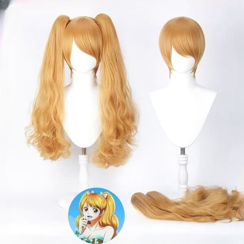 One Piece Charlotte Pudding Wedding Dress Cosplay Costume Full Set for Halloween - Halloweez