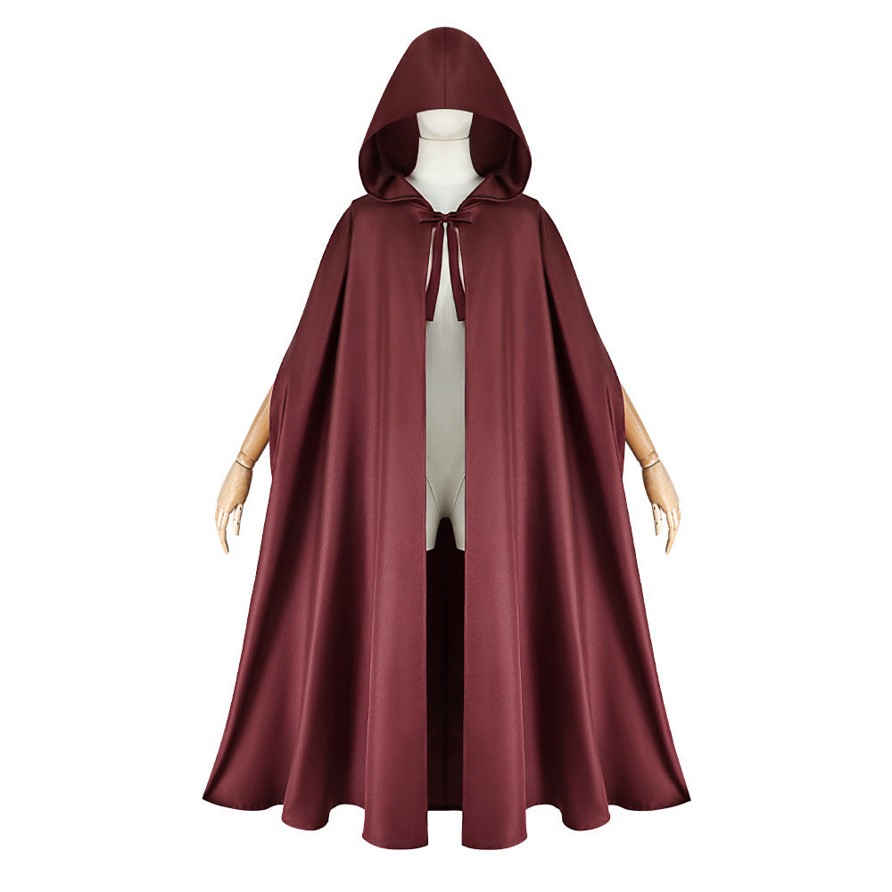 Medieval Hobbit Elf Hooded Cloak Cosplay, Custom, Halloween Renaissance Cape - Halloweez