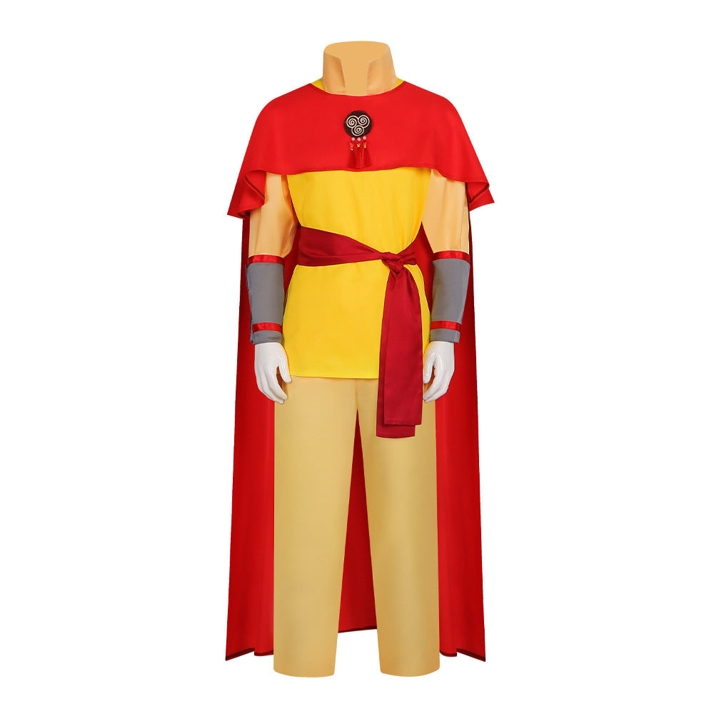 Avatar The Last Airbender Bumi Aang Cosplay, Custom Outfit for Halloween & Comic Con