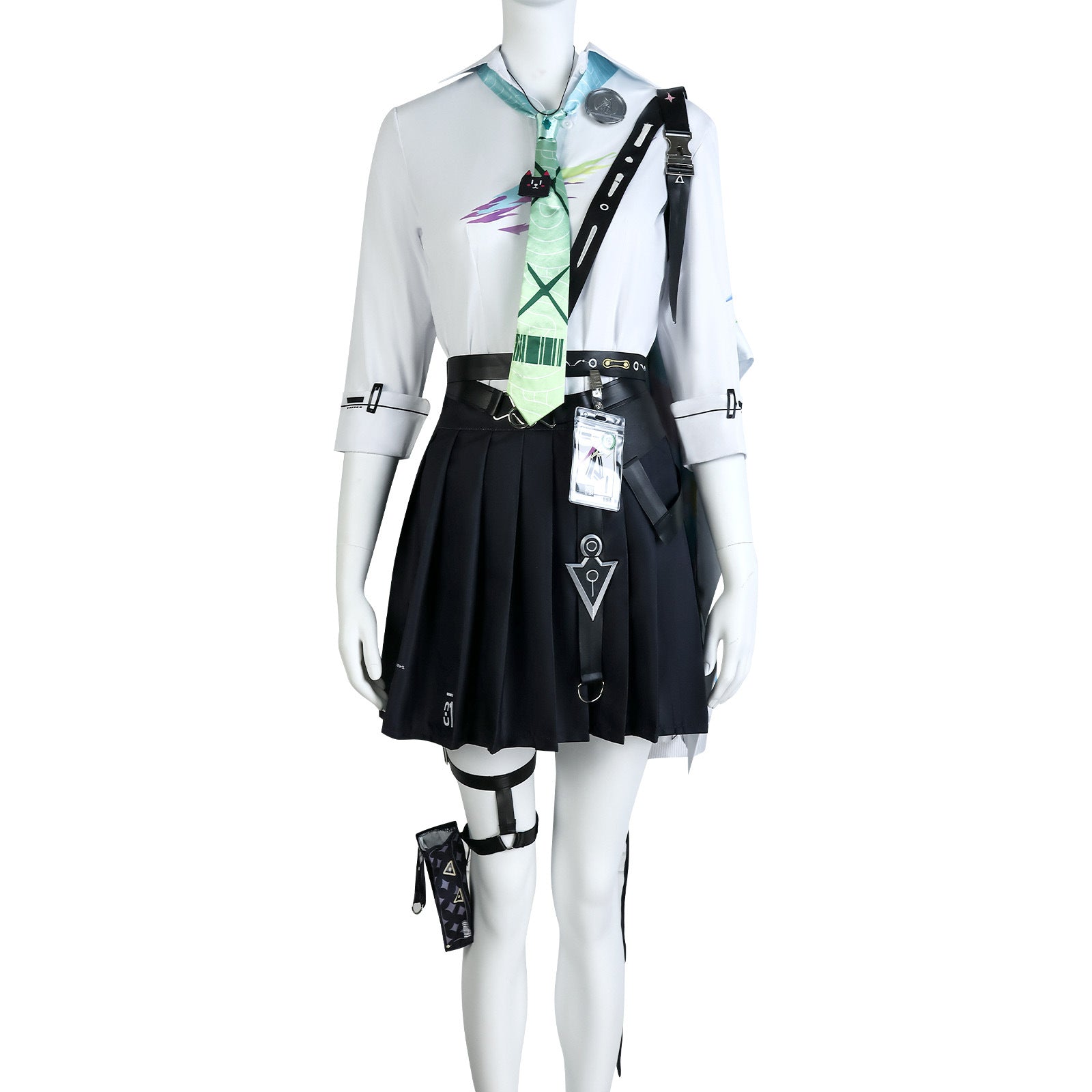 Wuthering Waves Linaria Cosplay Costume, Full Set Anime Game Role Play Outfit, Women Fashion Cosplay Dress for Party & Cosplay Event - Halloweez