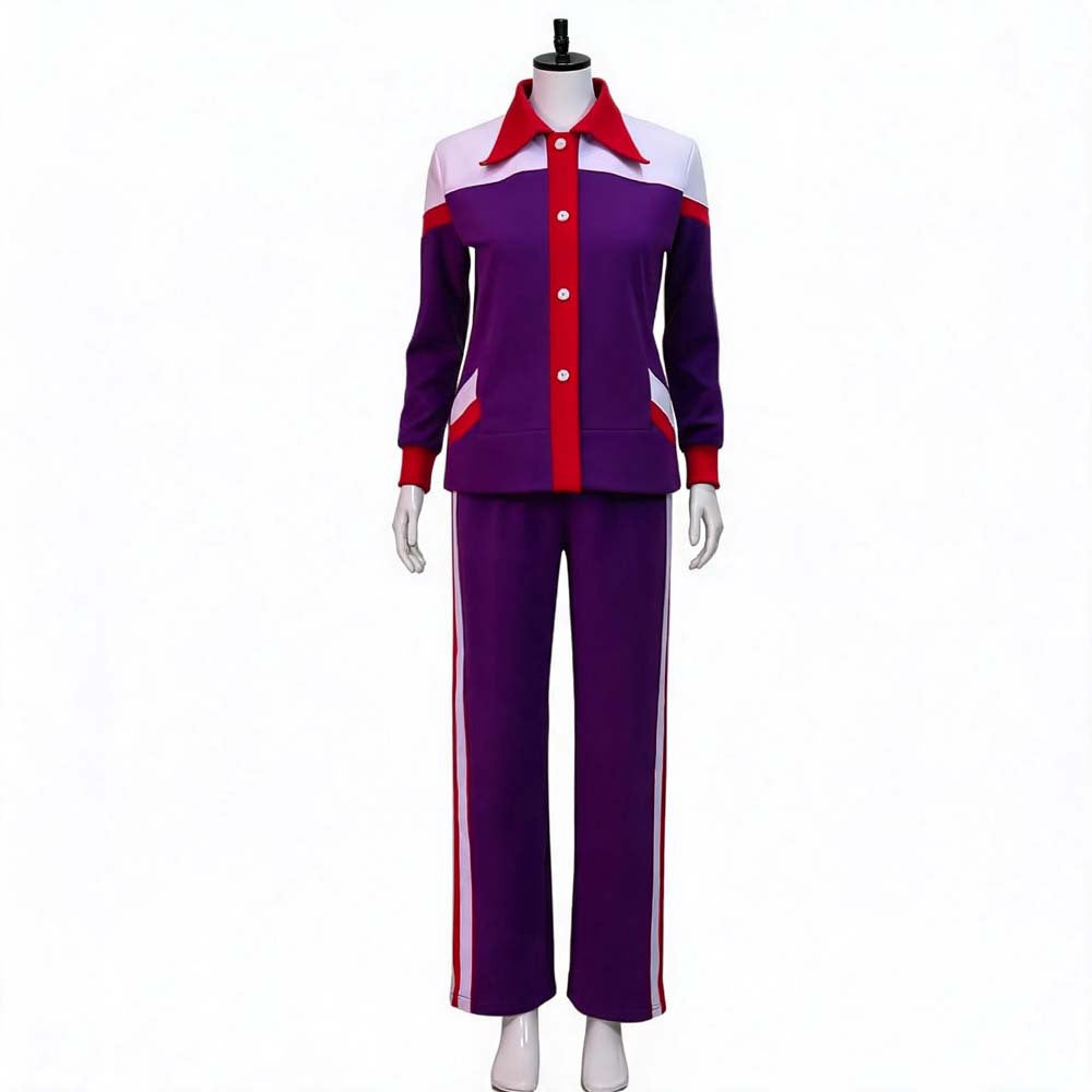 Gladys Cosplay Costume, Retro 80‑90s Tracksuit, Custom Made for Halloween & Cos Events