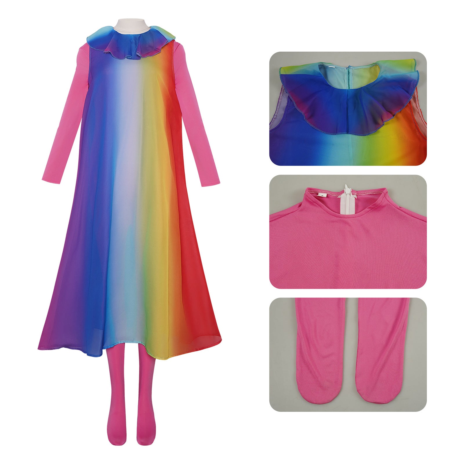 Space-Time Odyssey Arco Rainbow Light Spacesuit Cosplay Costume - Halloweez