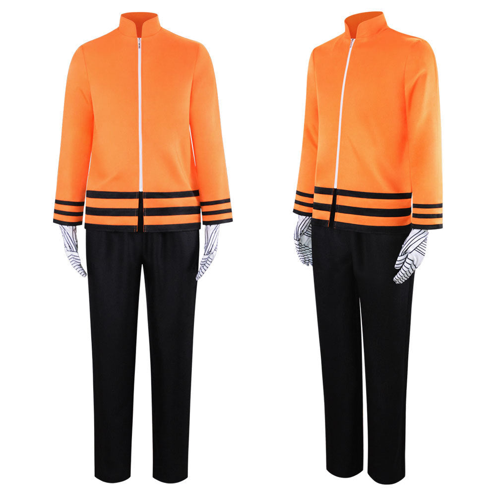 Boruto Naruto Next Generations Naruto Uzumaki 7th Hokage Cosplay Costume Full Set - Halloweez