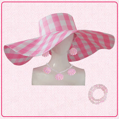 Barbie Movie Pink Shell Jewelry Set Cosplay Accessories For Halloween Party