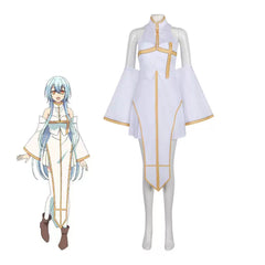 I’m a Demon Cecilia Cosplay, Custom White Long Dress for Halloween & Comic Con