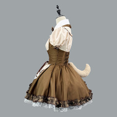 Japanese Shiba Inu Maid Cosplay Costume, Custom Made for Halloween & Comic Con