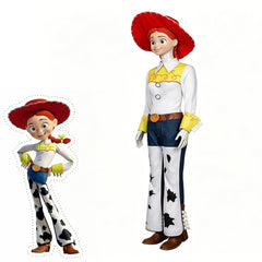 Toy Story Jessie Cowgirl Cosplay Costume Custom‑Made for Halloween Comic‑Con