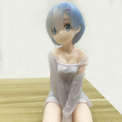Halloweez Re:Zero Rem Pajamas Figure - Cute Anime Girl Car Ornament for Christmas
