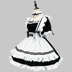 Classic Black White Maid Cosplay Costume, Custom Made for Halloween & Comic Con