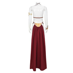 Sexy Strapless Dress Star Wars Princess Leia Organa Cosplay Halloween Outfit - Halloweez