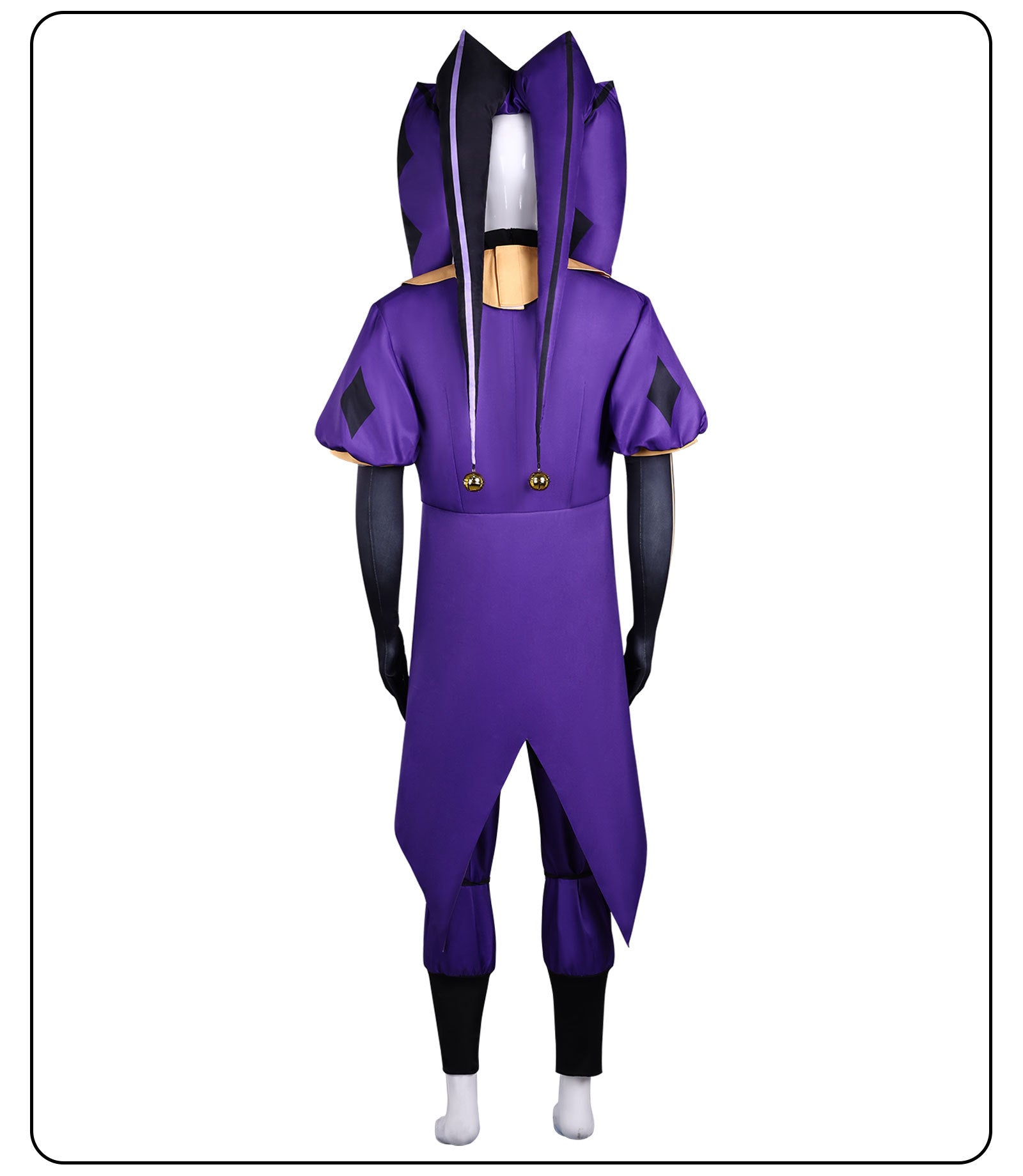 Freak Circus Harlequin Jester Pierrot Clown Cosplay Costume - Halloweez