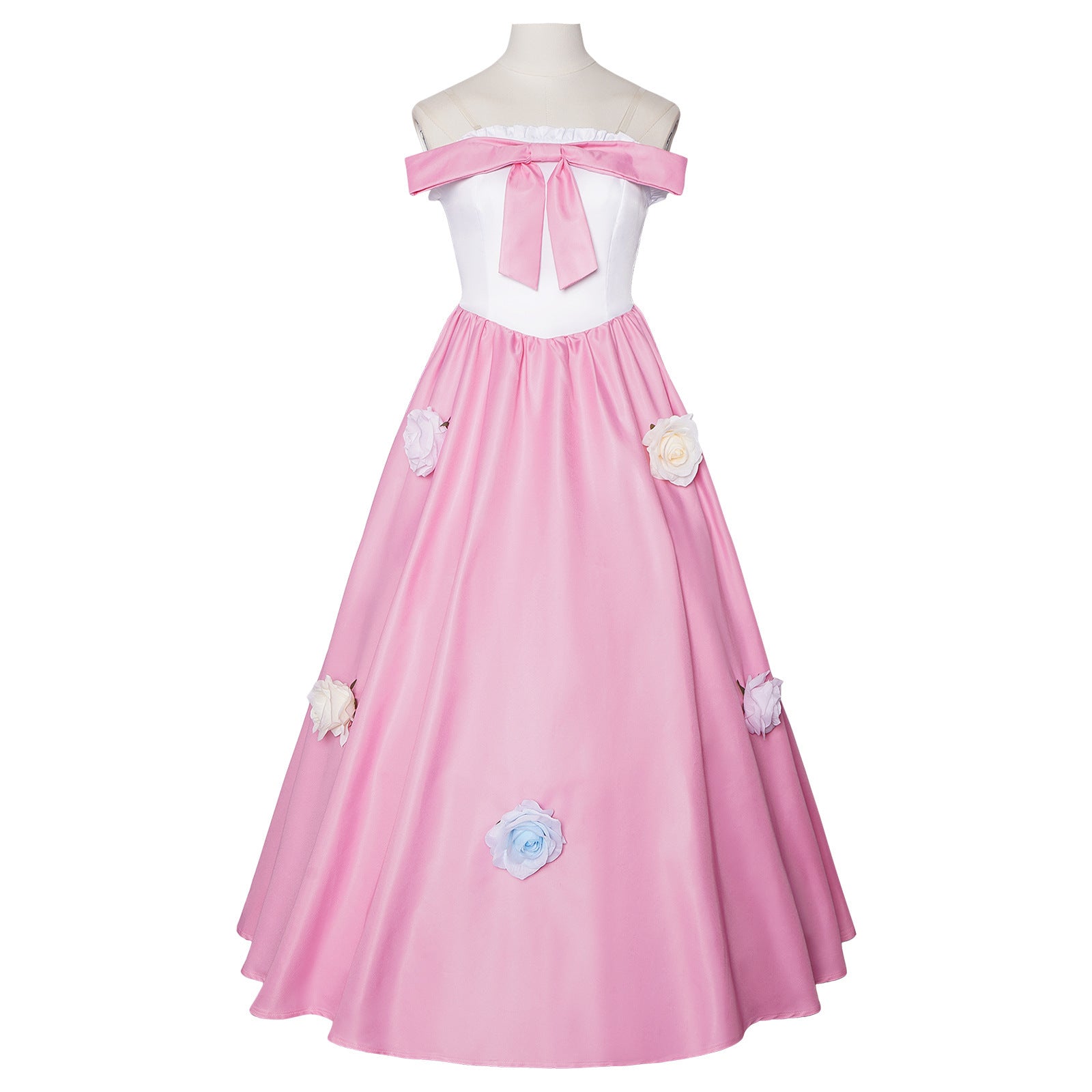 Aikatsu! Ichigo Hoshimiya Cosplay Costume Halloween Evening Dress - Halloweez