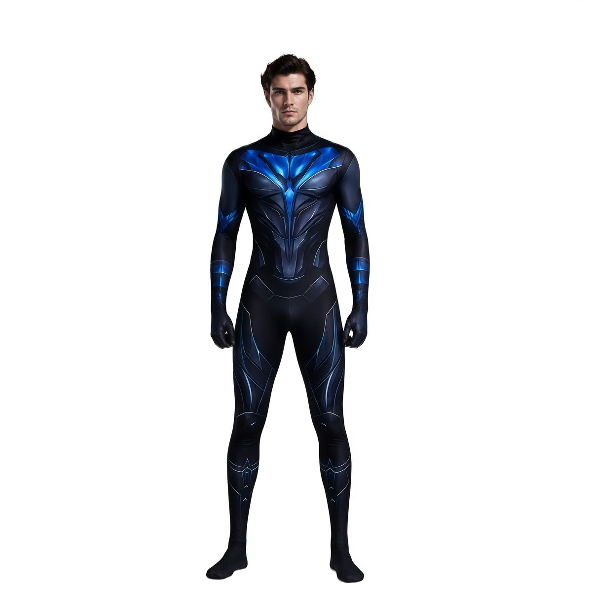 Nightwing Cosplay Bodysuit Titans DC, Robin Halloween Superhero Costume Custom