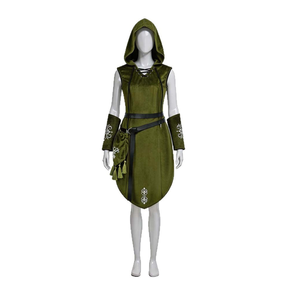 The Hobbit Galadriel Elf Queen Cosplay Costume, Custom Gown for Halloween & Comic Con