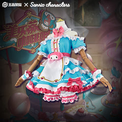 Honor of Kings Sanrio Daji My Melody Full Cosplay Costume Set - Halloweez