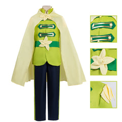 The Princess and the Frog Prince Cosplay Costume,Custom‑Made,Halloween Stage