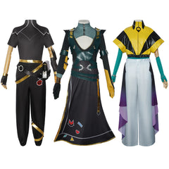 LOL Heartsteel Cosplay, Custom Ezreal Yone Lillia Stage Outfit for Comic Con Halloween