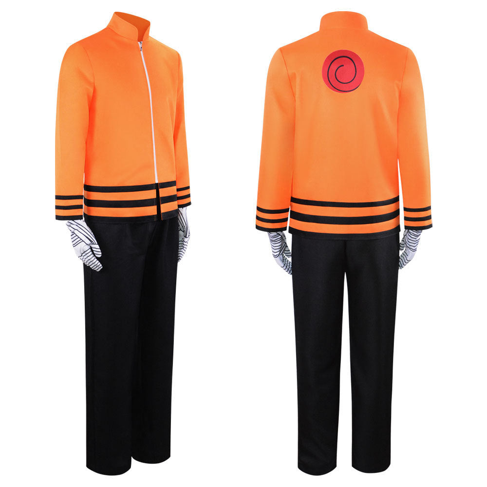Boruto Naruto Next Generations Naruto Uzumaki 7th Hokage Cosplay Costume Full Set - Halloweez