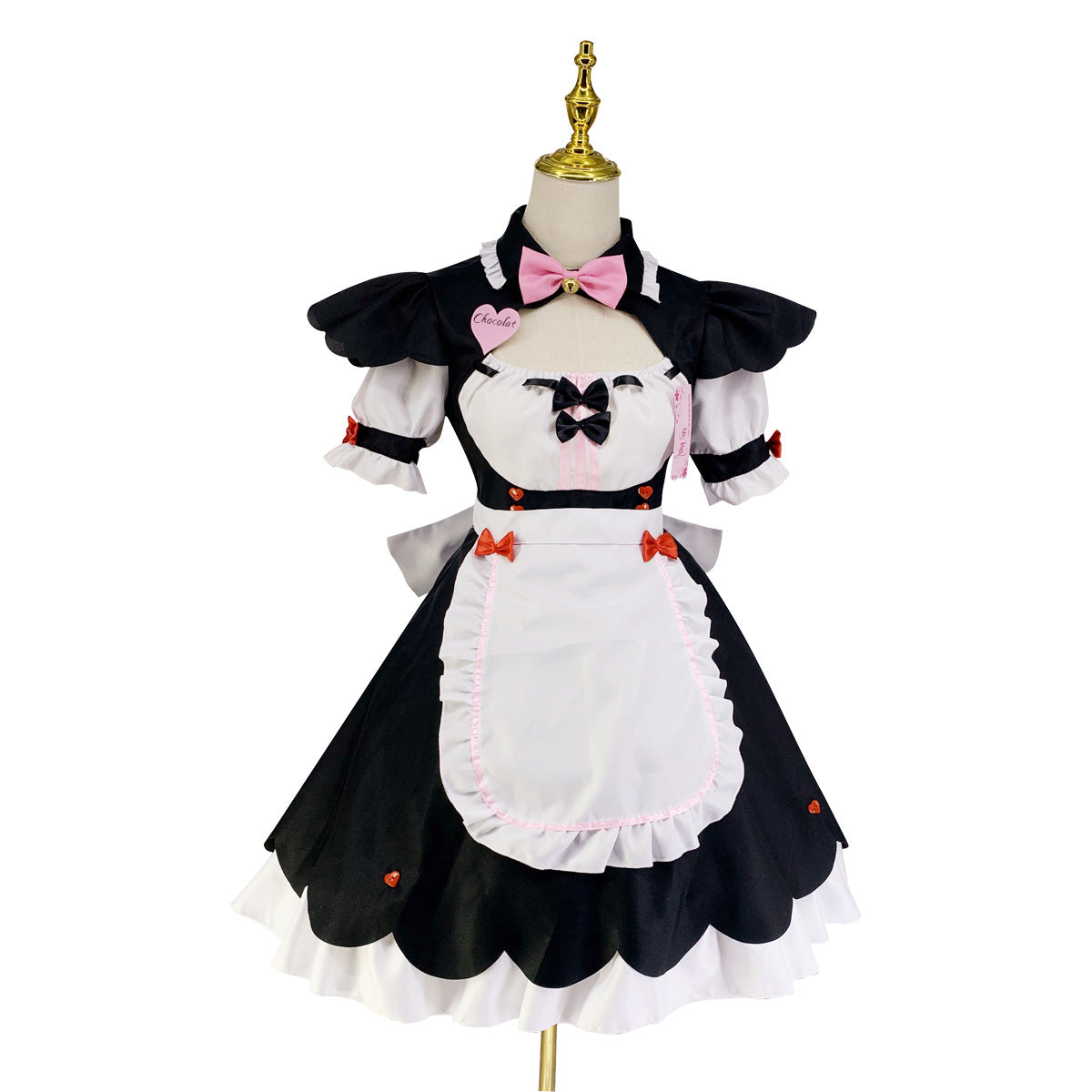 Nekopara Chocola Maid Cosplay Costume, Custom Plus Size for Halloween & Comic Con