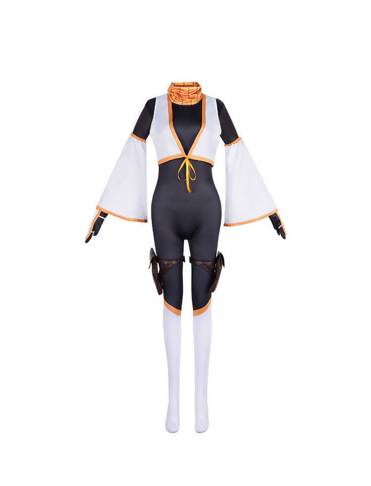 Ayame Momochi Cosplay Jumpsuit | I'm Living with an Otaku NEET Kunoichi Tight Bodysuit - Halloweez