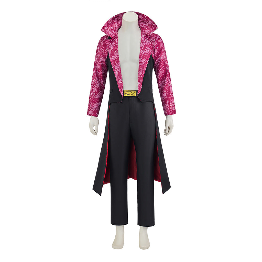 One Piece Dracule Mihawk Cosplay Costume Custom for Comic‑Con Halloween Party