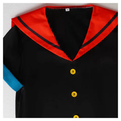 Popeye the Sailor Man Cosplay Costume Classic Sailor Role Play Outfit for Men Halloween Full Set - Halloweez