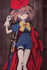 Ribbon Hero Cosplay Sapphire Cape Costume, Custom Outfit for Halloween & Stage Show