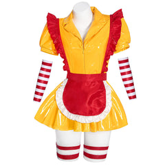 2 Broke Girls Max Fast‑Food Waitress Cosplay Costume Custom‑Made for Halloween Comic‑Con