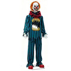 Scary Hollow‑Out Clown Cosplay Costume, Custom Made for Halloween Horror Theme Events