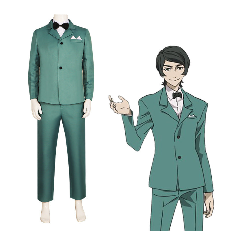 Bungo Stray Dogs Season 4 Mushitaro Oguri Cosplay Suit Tenjin Gosui Destroyer Uniform - Halloweez