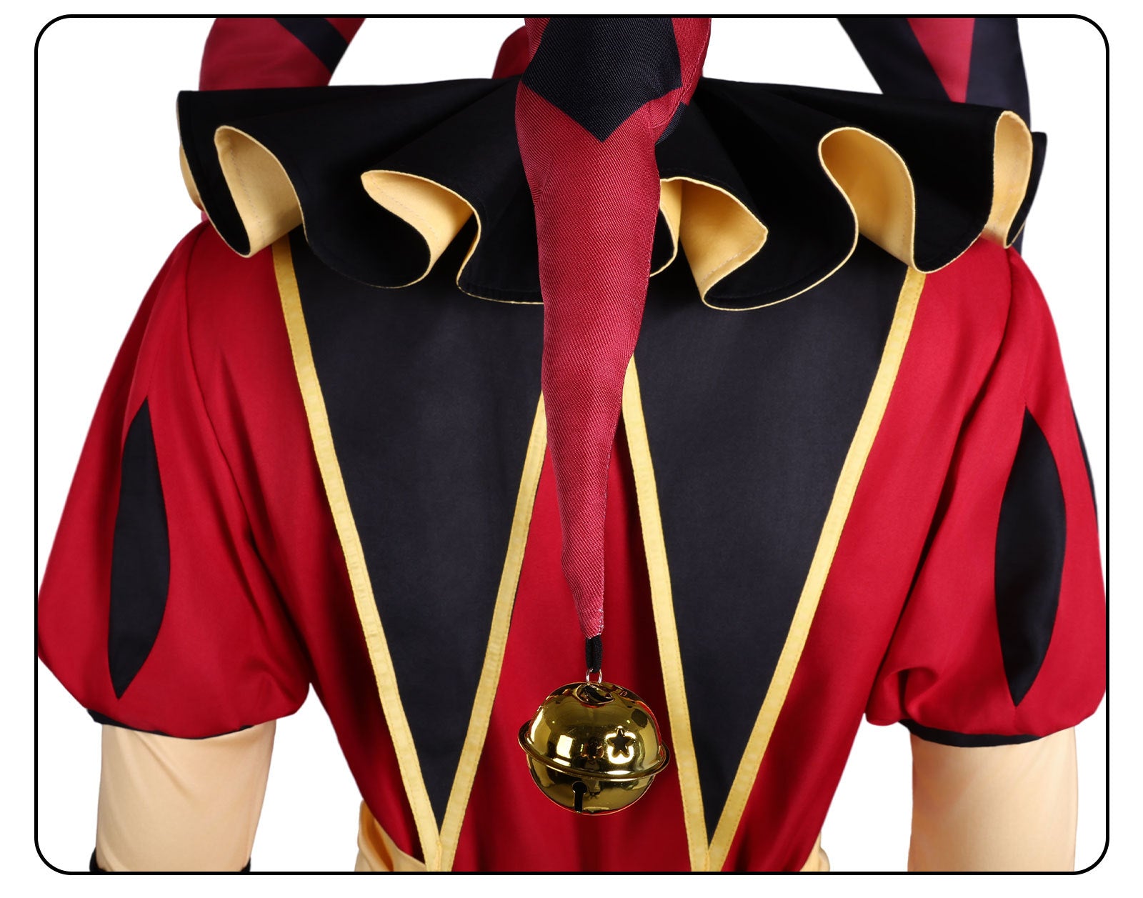 Freak Circus Harlequin Jester Pierrot Clown Cosplay Costume - Halloweez