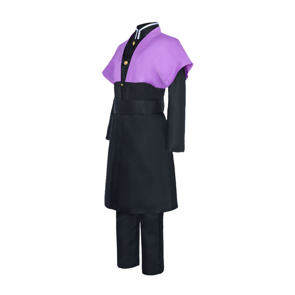Demon Slayer: Kimetsu no Yaiba Shinazugawa Genya Cosplay Costume - Halloweez
