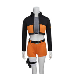 Naruto Shippuden Female Naruto Cosplay Costume Custom for Comic‑Con Halloween