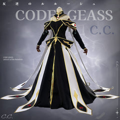 Code Geass: Lelouch of the Rebellion C.C White Queen Cosplay Costume - Halloweez
