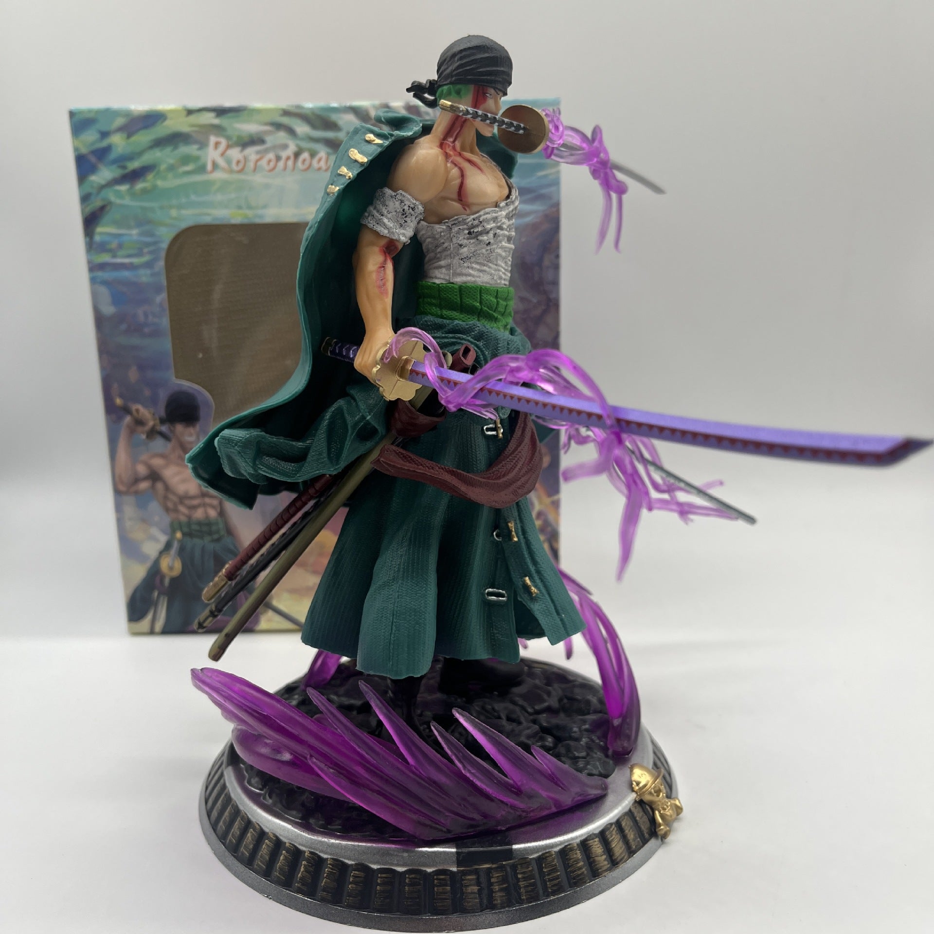 Halloweez Roronoa Zoro PVC Action Figure - One Piece Anime Collection Gift