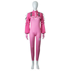 Alice Cosplay Goddess of Victory: NIKKE Pink Jumpsuit Bodysuit Full Set - Halloweez