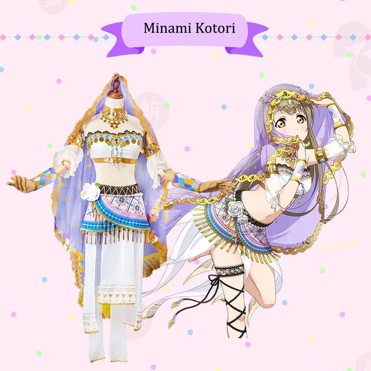 [PRESALE] Halloweez Anime Love Live All Characters Cosplay Costumes Dancers Lovelive Arousal Kousaka Honoka Minami Cosplay Costume - Halloweez