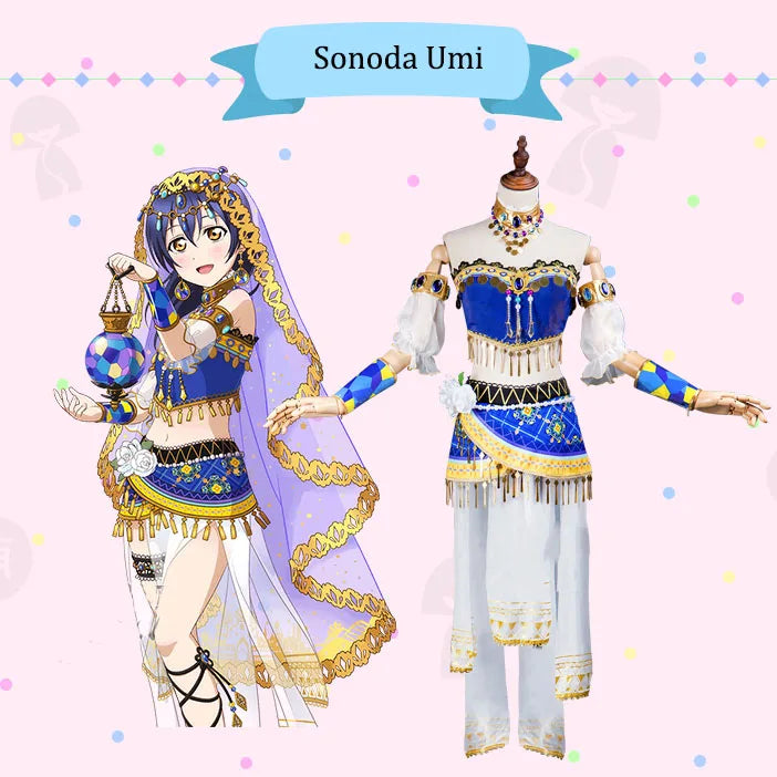 [PRESALE] Halloweez Anime Love Live All Characters Cosplay Costumes Dancers Lovelive Arousal Kousaka Honoka Minami Cosplay Costume - Halloweez