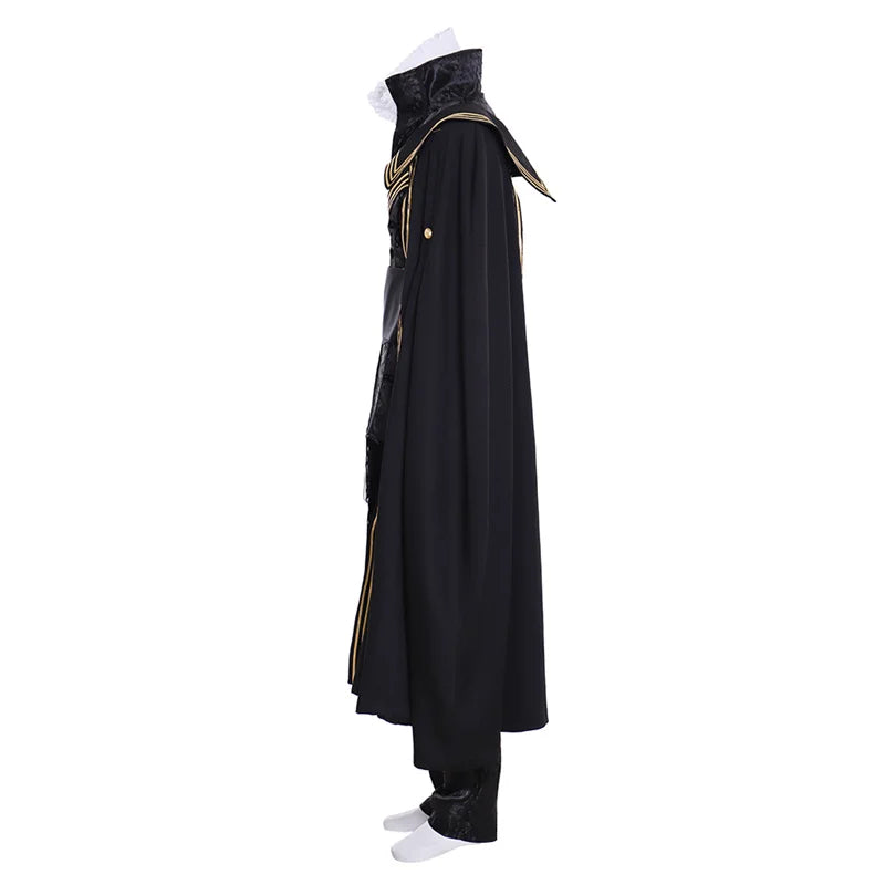 King's Tudor Cosplay Outfit with Cape | Renaissance Vintage Costume for Men